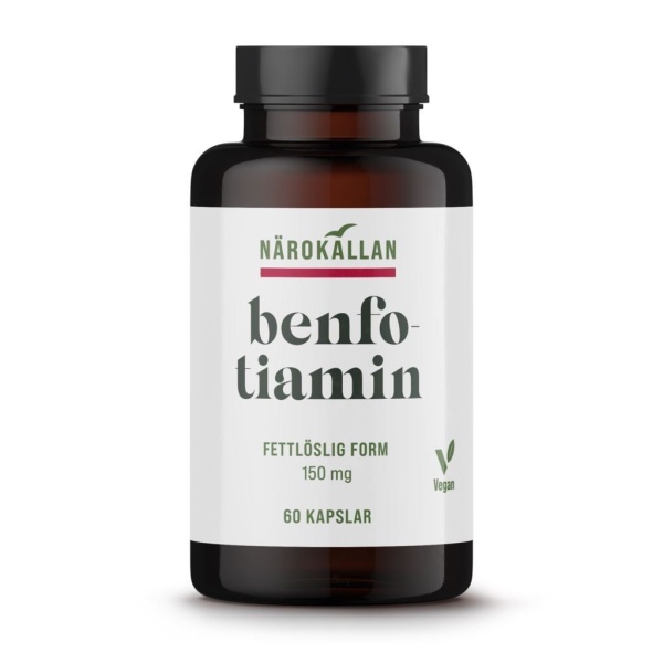 Närokällan Benfotiamin 150 mg 60 kapslar