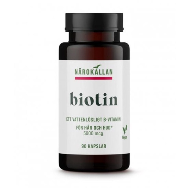 Närokällan Biotin 5000 mcg 90 kapslar