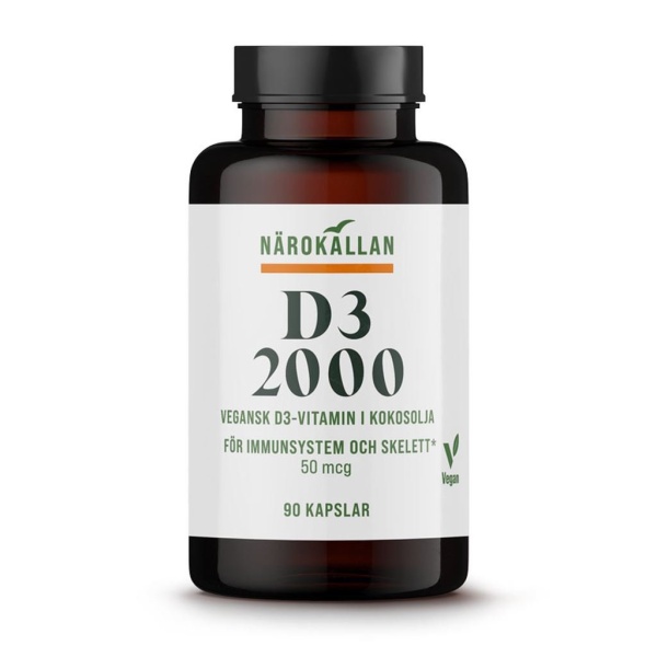 Närokällan D3-vitamin 2000 IE 90 kapslar