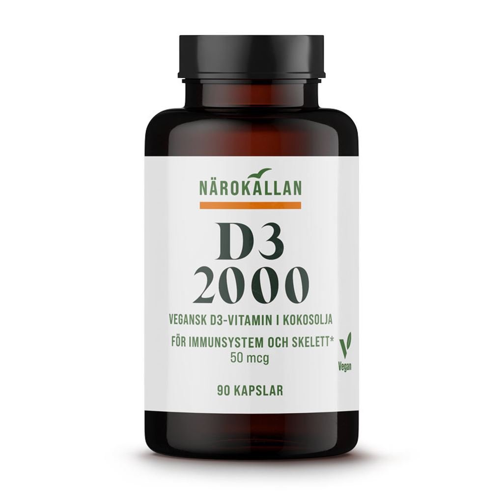 Närokällan D3-vitamin 2000 IE 90 kapslar