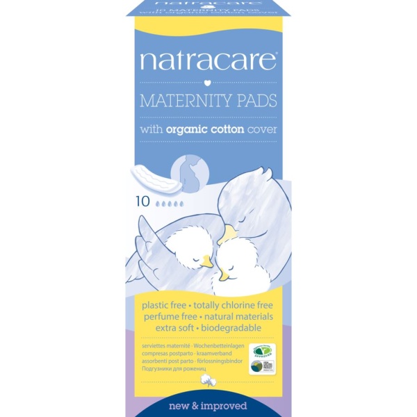 Natracare Maternity Pads Förlossningsbinda 10 st