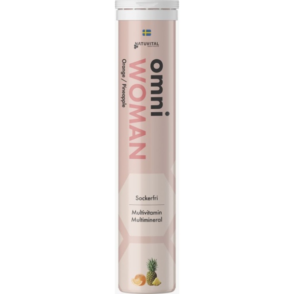 Natuvital Omni Woman Apelsin & Ananas 20 brustabletter