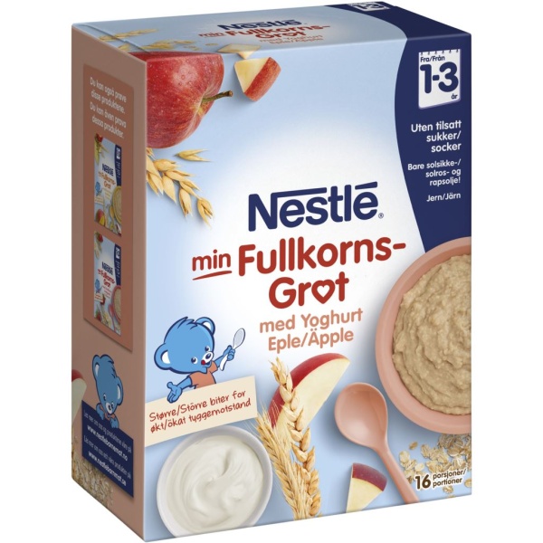 Nestlé Fullkornsgröt yoghurt & äpple 12 månader 480 g