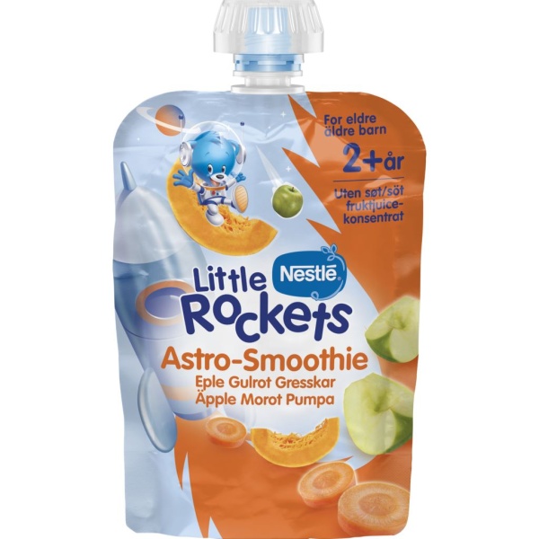 Nestlé Little Rockets Astro-Smoothie Äpple Morot & Pumpa 150 g