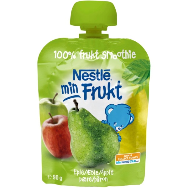 Nestlé Min Frukt Äpple & Päron 6 månader 90 g