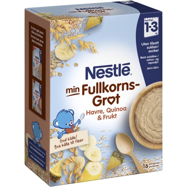 Nestlé Min Fullkornsgröt Havre Quinoa & Frukt 1 st