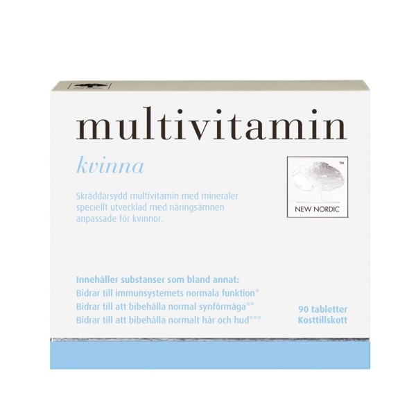 New Nordic Multivitamin Kvinna 90 tabletter
