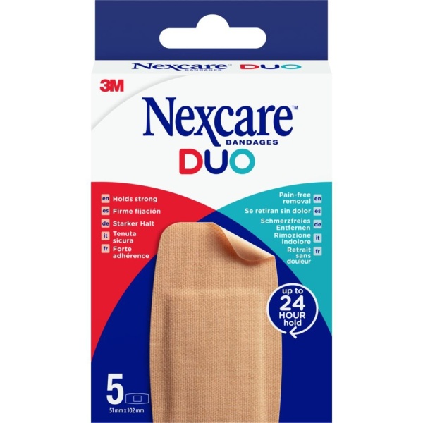 Nexcare Duo Maxi Plåster 5 st