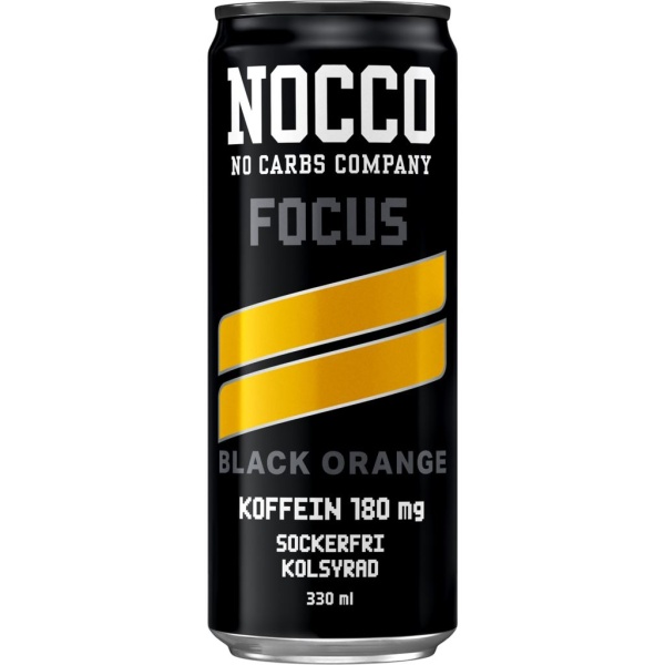 Nocco Focus Black Orange 330 ml