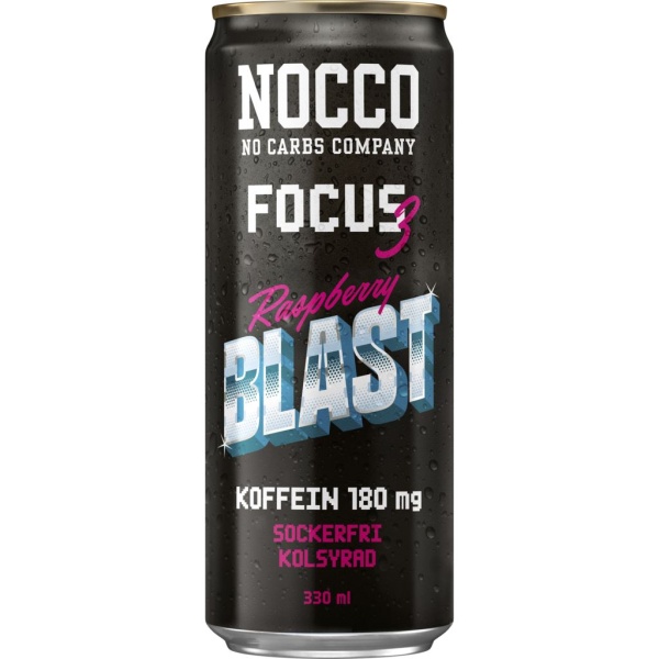 Nocco Focus3 Rasberry Blast 330 ml