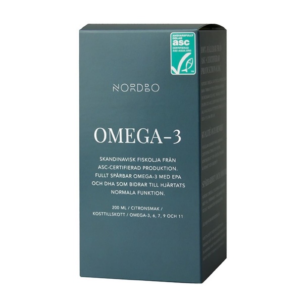 Nordbo Omega-3 Flytande 200 ml