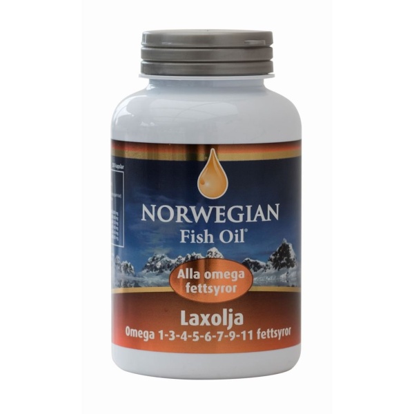 Norweigan Fish Oil Laxolja 250 kapslar