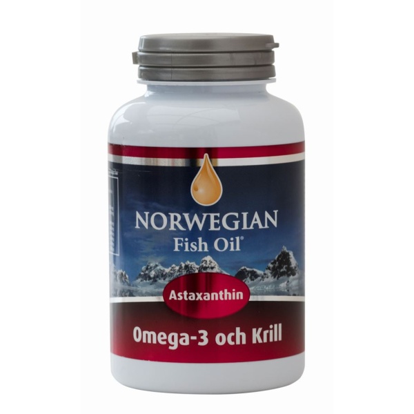 Norwegian Fish Oil Omega-3 och Krill 120 kapslar