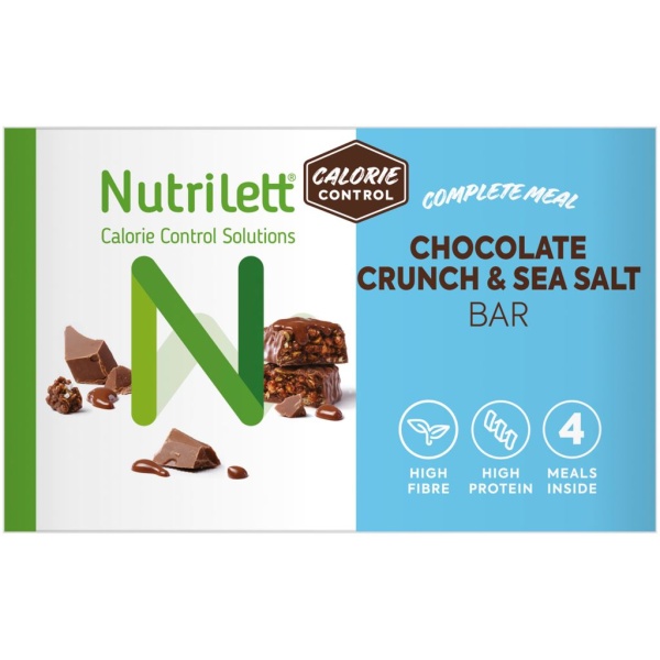 Nutrilett Chocolate Crunch & Sea Salt bar 4 st