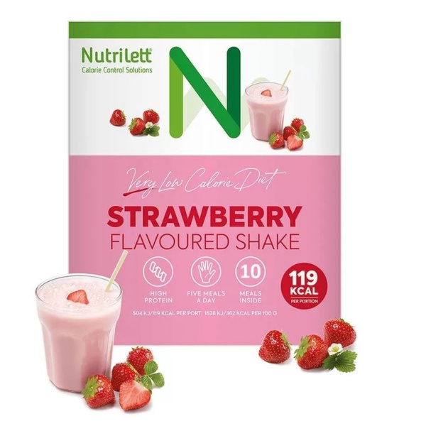 Nutrilett VLCD Strawberry Shake 10 st