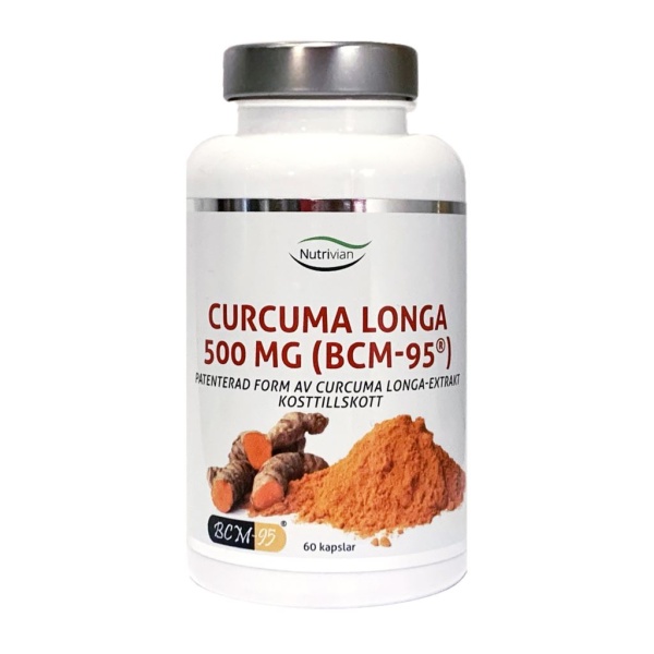 Nutrivian Curcuma Longa 500 mg (BCM-95®) 60 kapslar