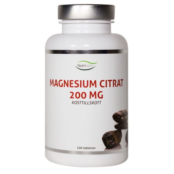 Nutrivian Magnesium Citrat 100 tabletter