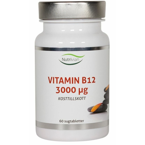 Nutrivian Vitamin B12 60 sugtabletter