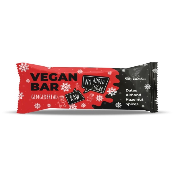 Nuts Fabriken Vegan Bar Gingerbread 40g