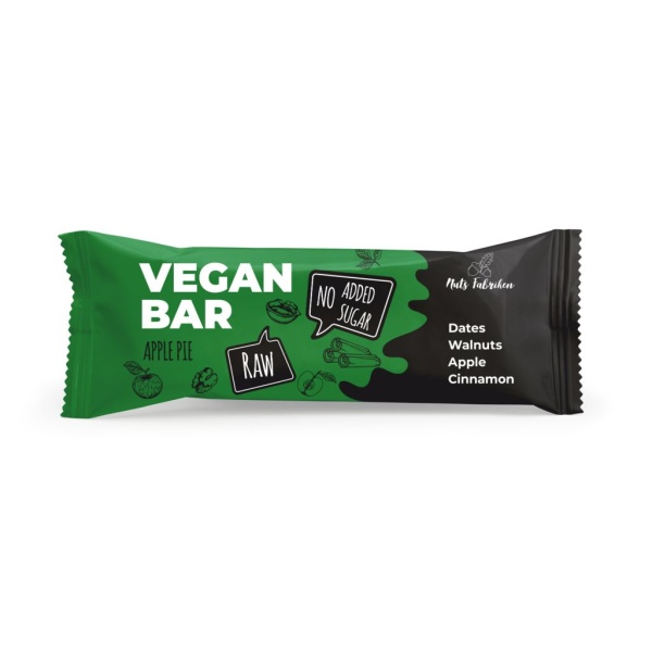 Nuts Fabriken Vegan Bar Kaneläpplen 40 g