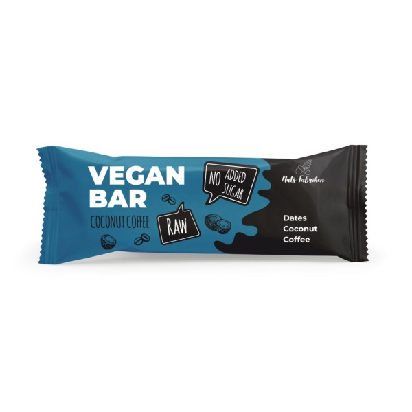 Nuts Fabriken Vegan Bar Kokos & Kaffe 40 g