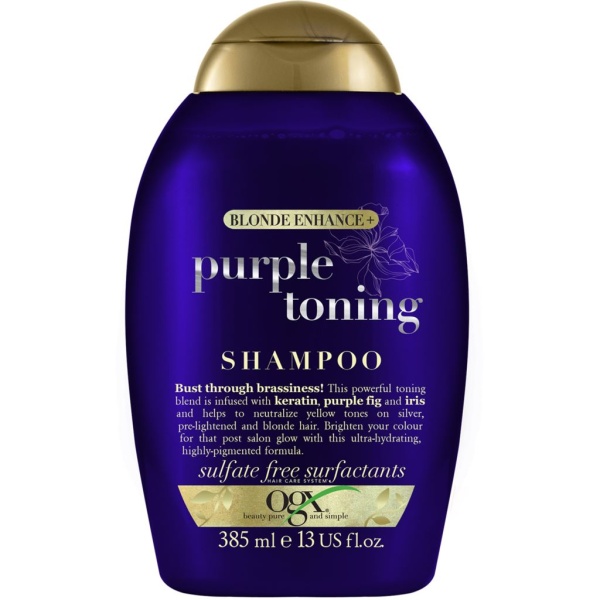 OGX Blonde Enhance + Purple Toning Shampoo 385 ml