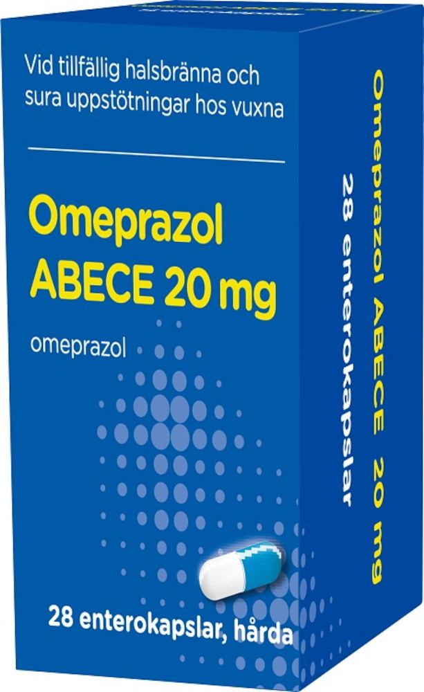 ABECE Omeprazol 20 mg 28 kapslar i burk