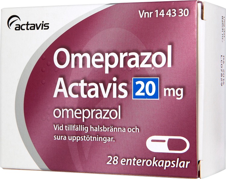 Omeprazol Actavis kapsel 20 mg 28 st