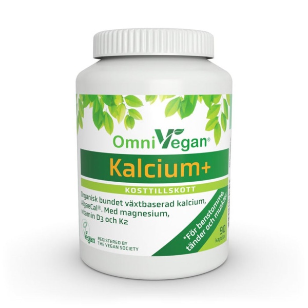 Omnisym Pharma OmniVegan Kalcium+ 90 kapslar