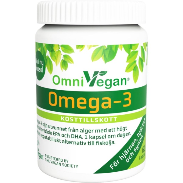 Omnisym Pharma OmniVegan Omega-3 60 kapslar