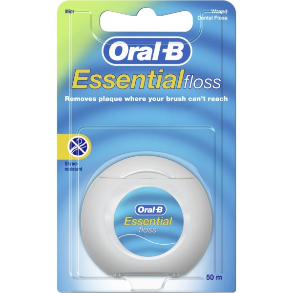 Oral-B Essential Floss Tandtråd Mint 50 m 1 st