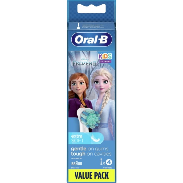 Oral-B Kids Frozen Extra Soft Tandborsthuvud 4 st