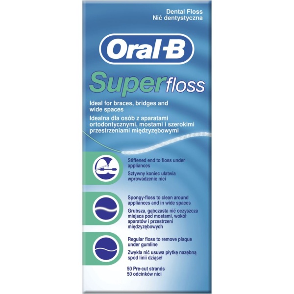 Oral-B Super Floss Tandtråd 50 st