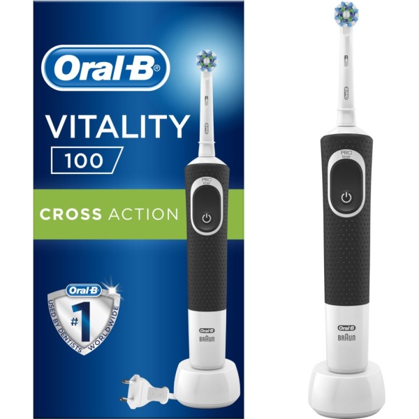 Oral-B Vitality 100 Cross Action Svart 1 st