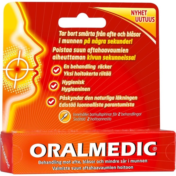 Oralmedic Behandling av afte 2 st