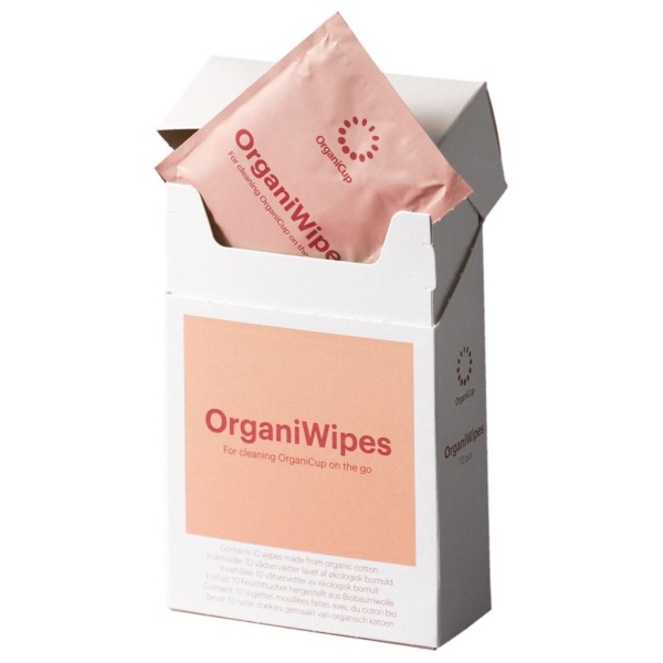 OrganiCup OrganiWipes 10 st