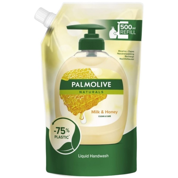 Palmolive Naturals Milk & Honey Handtvål Refill 500 ml