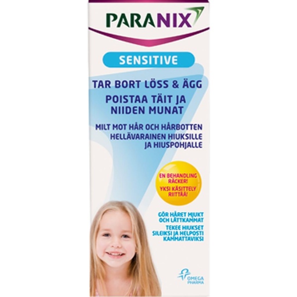 Paranix Sensitive Behandling Mot Huvudlöss 150 ml