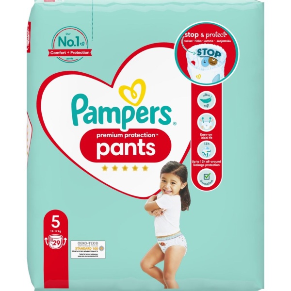 Pempers Premium Protection Pants 5 (12-17kg) 29 st