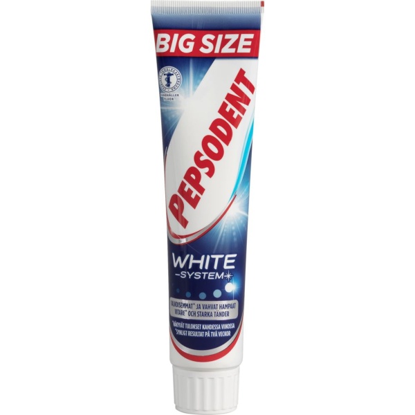 Pepsodent Tandkräm white system 125 ml