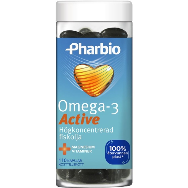 Pharbio Omega-3 Active 110 kapslar