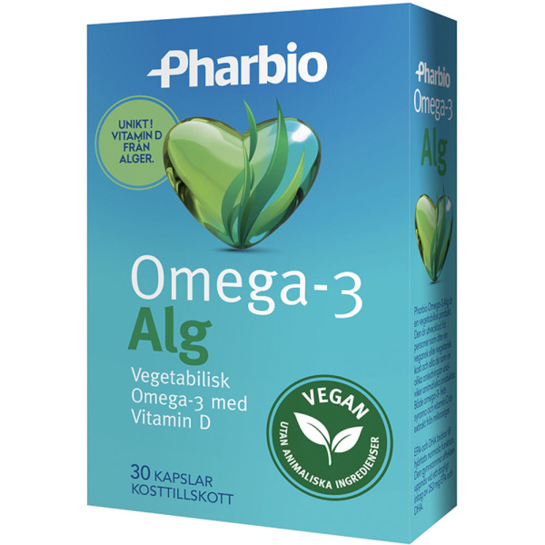 Pharbio Omega-3 Alg Kapslar 30st