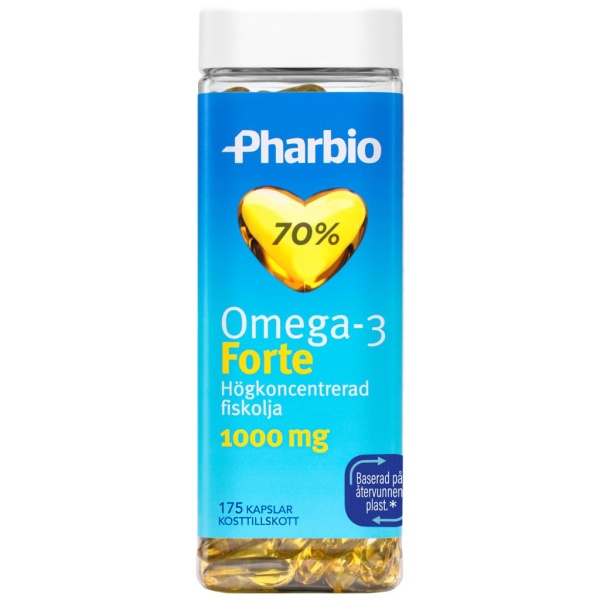 Pharbio Omega-3 Forte 1000mg 175 kapslar