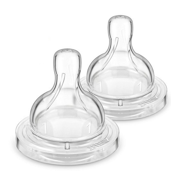 Philips Avent Anti-Kolik Dinapp Silikon Newborn+ 2 st