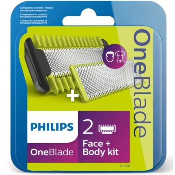 Philips OneBlade Refill Face & Body Kit 2 st