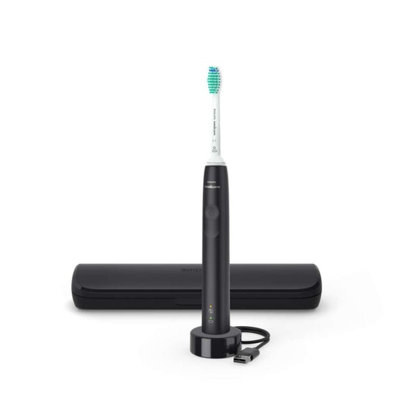 Philips Sonicare 3100 Series HX3673/14 Eltandborste Svart 1 st