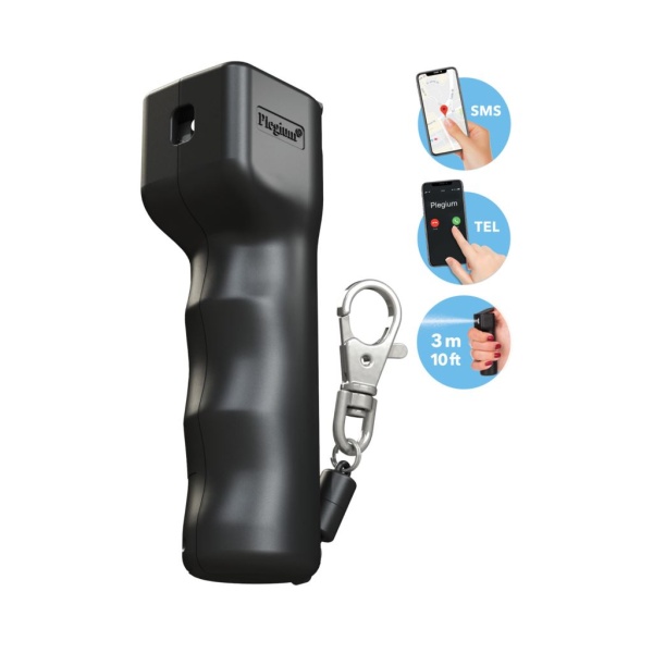 Plegium Smart Mini Försvarsspray Svart