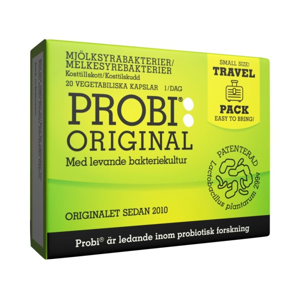 PROBI Original Mjölksyrabakterier Travel-pack 20 kapslar