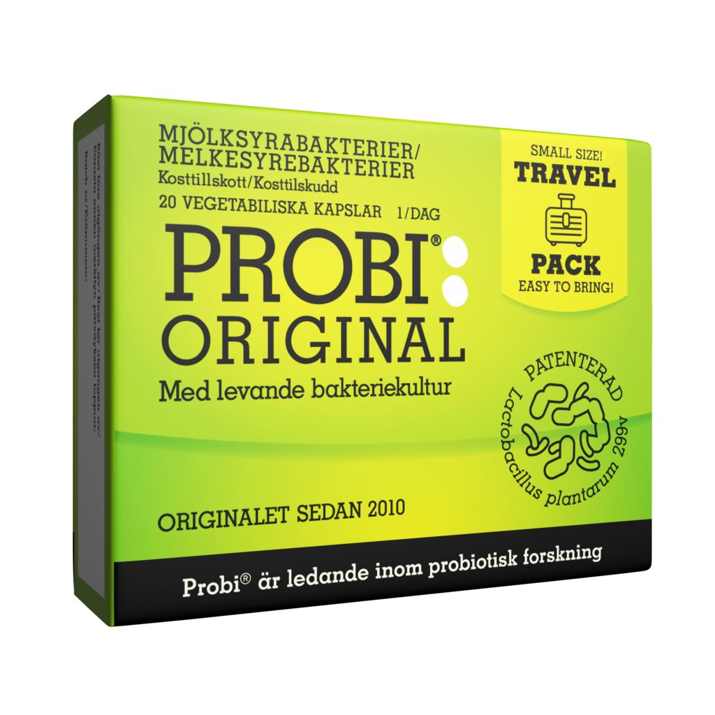 PROBI Original Mjölksyrabakterier Travel-pack 20 kapslar