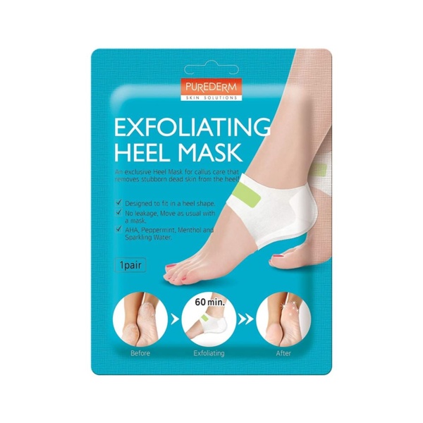 Purederm Exfoliating Heel Mask 1pair